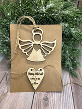 Load image into Gallery viewer, Clothing Memory Angel Ornament, Memorial Angel Christmas Ornament