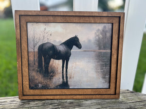 Horse Framed Canvas Prints