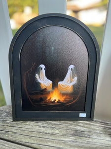 Ghost Framed Canvas Prints
