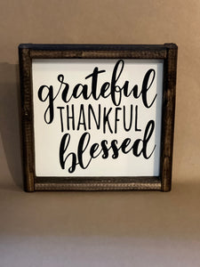 grateful THANKFUL blessed