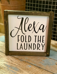 Alexa, Fold the Laundry