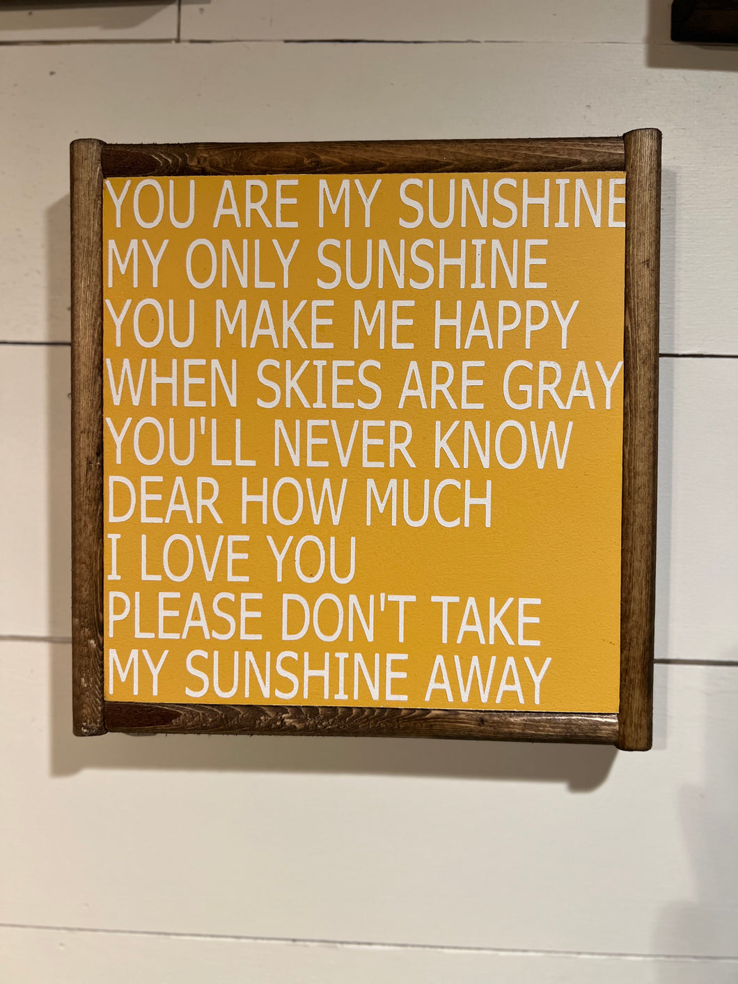 ***READY TO SHIP***You are my sunshine my only sunsine, hand painted wooden sign.
