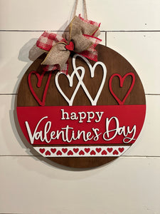 Valentine DIY Round Hang