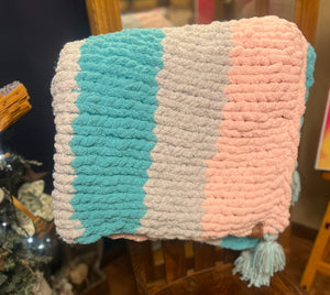 Hand Knitted Chunky Blankets DIY Class