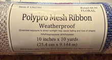 Load image into Gallery viewer, Polypro Mesh Ribbon 10x10