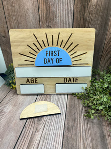 **READY TO SHIP**  First Day/ Last Day of School Dry Erase Sign