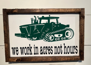 ***READY TO SHIP***We work in acres not hours (Small Track Tractor)