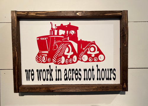 ***READY TO SHIP***We work in acres not hours (Large Track Tractor)