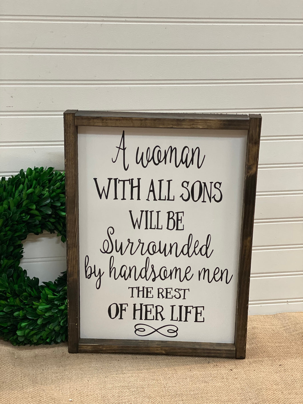 A Woman With All Sons Will Be Surrounded by handsome men the rest of her life