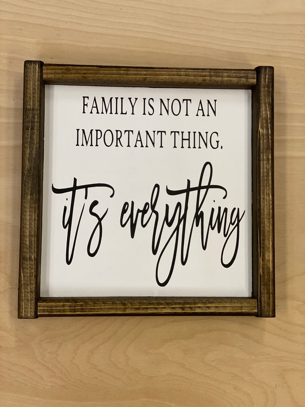 Family is not an important thing it’s everything