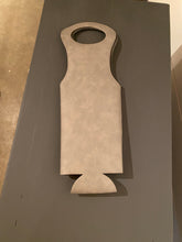 Load image into Gallery viewer, CUSTOM Engraved Leatherette Wine Bag