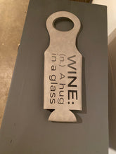 Load image into Gallery viewer, CUSTOM Engraved Leatherette Wine Bag