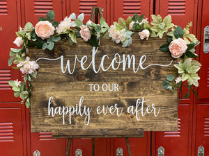 Wedding Welcome Signs **NOT AVAILABLE For Shipping**