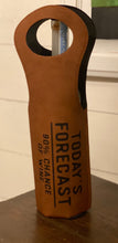 Load image into Gallery viewer, CUSTOM Engraved Leatherette Wine Bag
