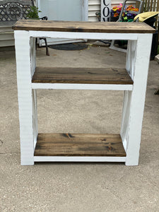 Farmhouse Style Bookcase **NOT AVAILABLE FOR SHIPPING**