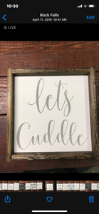 let’s cuddle