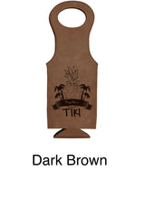 Load image into Gallery viewer, CUSTOM Engraved Leatherette Wine Bag