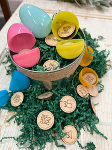 Easter Egg Tokens 15 Round