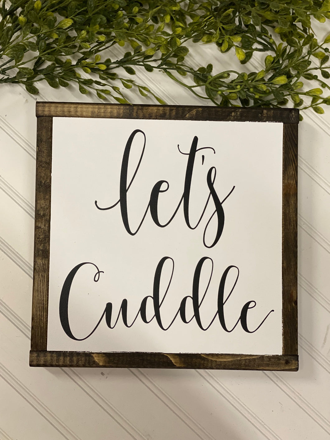 let’s cuddle