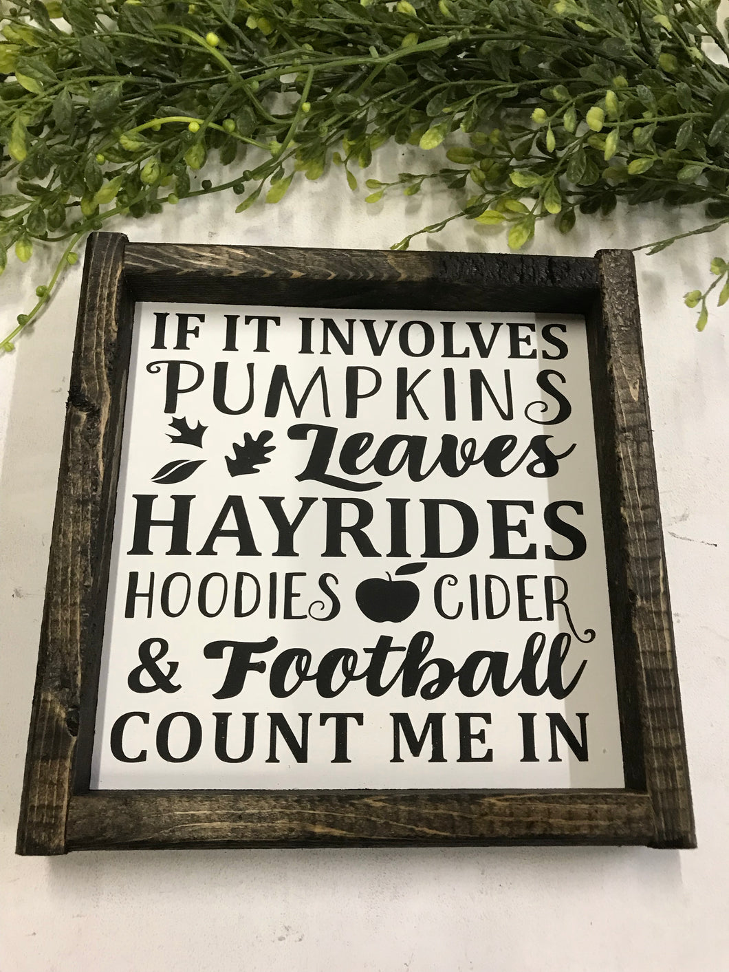 If it involves pumpkins