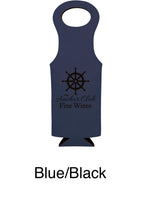 Load image into Gallery viewer, CUSTOM Engraved Leatherette Wine Bag
